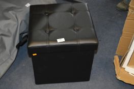 *Black Faux Leather Box