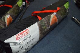 *Coleman Instant Dome Five Person Tent