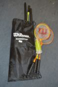 *Wilson Badminton Rackets with Bag