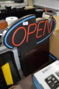 *Neon LED Open Sign