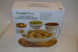 *Creative Ware Ceramic Nibble & Dip Set