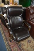 *LZ Leather Executive Armchair