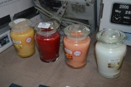 Four Jars of Simply Home Yankee Candles