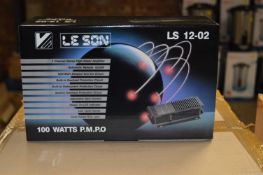 *Six Leson Model:LS12-02 100W Amplifiers