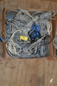 *Box Containing Assorted Network Cables