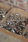 *Fifty Stainless Steel Serving Spoons