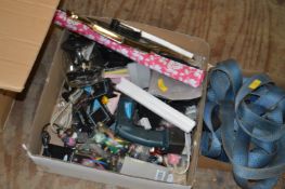*Box Containing Mixed Items Including Watches, Cordless Drills, etc.