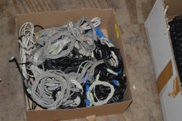 *Box Containing Assorted Computer Cables