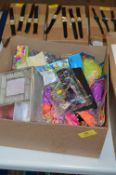 *Box of Assorted Loom Bands, Children's Toys, etc.