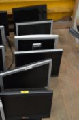 *Six Assorted Flatscreen Computer Monitors