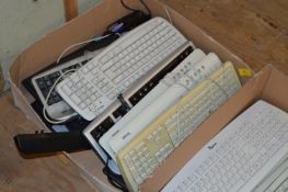 *Ten Assorted Computer Keyboards