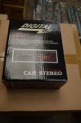 *Box Containing Six Digital Car Stereos Model: AR377