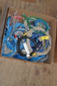 *Box Containing Assorted Network Cables