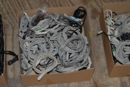 *Box Containing Assorted Computer Cables