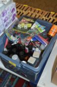 *Box Containing Assorted Novelties, Worcester Sauce, Cosmetics, etc.