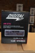 *Box Containing Six Digital Car Stereos Model: AR370