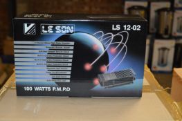 *Six Leson Model:LS12-02 100W Amplifiers