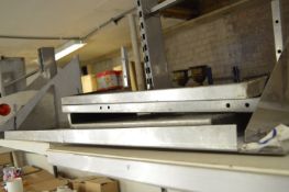 Three Stainless Steel Shelf Units