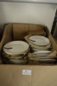 Box Containing Approximately 70 Dynasty Fine Bone China Side Plates