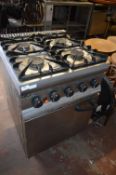 Lincat Four Commercial Gas Cooker over Oven