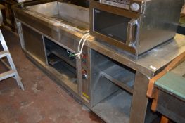 Stainless Steel Bain Marie over Hot Cupboard