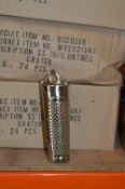 Twenty Four Stainless Steel Nutmeg Graters