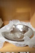 Six Stainless Steel Bowls