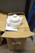 Box Containing Twenty Four RG Tableware Teapots 105mm Diameter BTP45