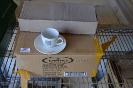 Twenty Four Espresso Cups & Saucers