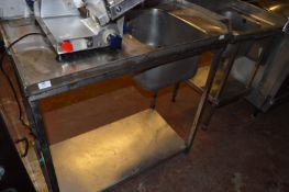 Stainless Steel Sink Unit with Undershelf