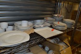 Approximately 60 Pieces of Pure White Dinnerware