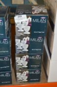 Four Boxes Containing Four Milan Egg Cups