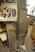 Assorted Stainless Steel Shelving Units