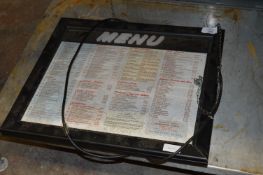 Illuminated Menu Board