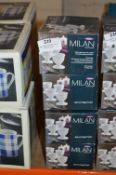 Four Boxes Containing Four Milan Egg Cups