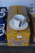 Twelve Royal Bradwell Fine Porcelain Cups & Saucers