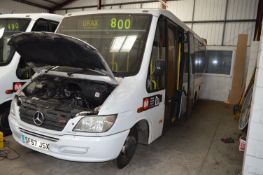 *Mercedes 616CDI with Koch Conversion 25 Seat. Reg:SF57 JSX, MOT: March 2018 with Damaged Engine (