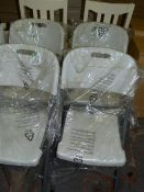 Four Proteam Heavy Duty Folding Chairs