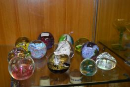 Collection of Twelve Paperweights