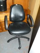 Gas Lift Chair (Black)