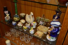 NIneteen Assorted Pieces of Decorative Pottery; Kirklands Winston Churchill, Motoware, Decorative