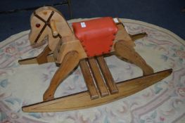 Pine Rocking Horse