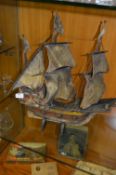 Reproduction Model Galleon