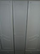 *White Single Door Wardrobe