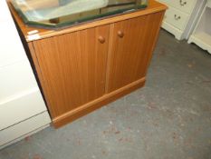 Two Door Cupboards in Cherry Finish