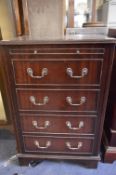 Reproduction Mahogany Storage Unit with String Inlaid Detail