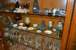 Nineteen Pieces of Decorative Glassware