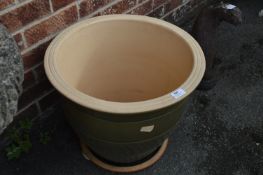Large Garden Planter on Saucer