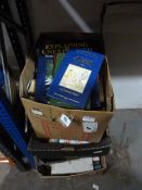Four Boxes Containing Assorted Reference and Other Books