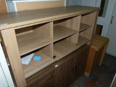 *Light Oak Pigeon Hole Storage Unit